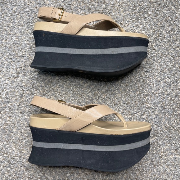 MARNI Designer platform slingback sandals EU 36 - Picture 6 of 7